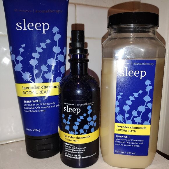 🪻 Lavender Chamomile Set (3) Aromatherapy Bath Body Works 🪻